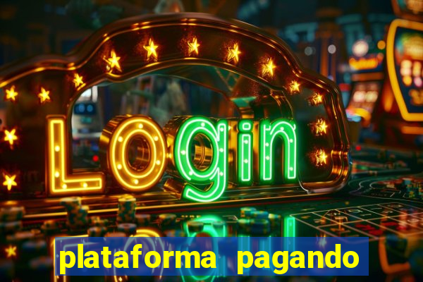 plataforma pagando no cadastro slots